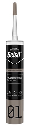 SELSIL GENEL AMAÇLI SİLİKON 280GR ŞEFFAF