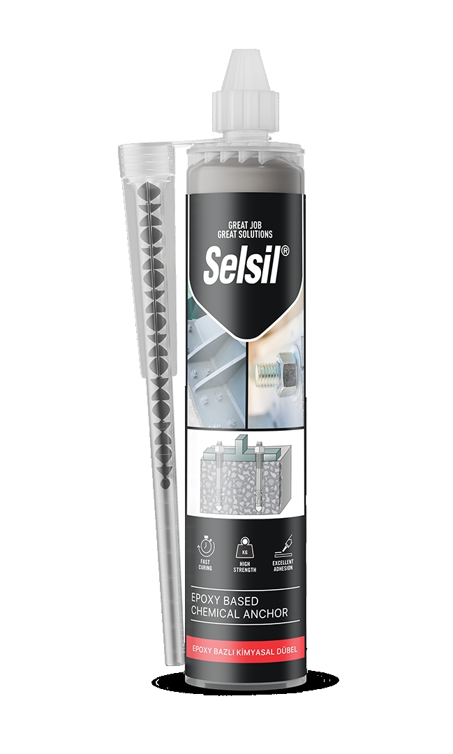 SELSİL EPOXY KİMYASAL DÜBEL 300ML GRİ