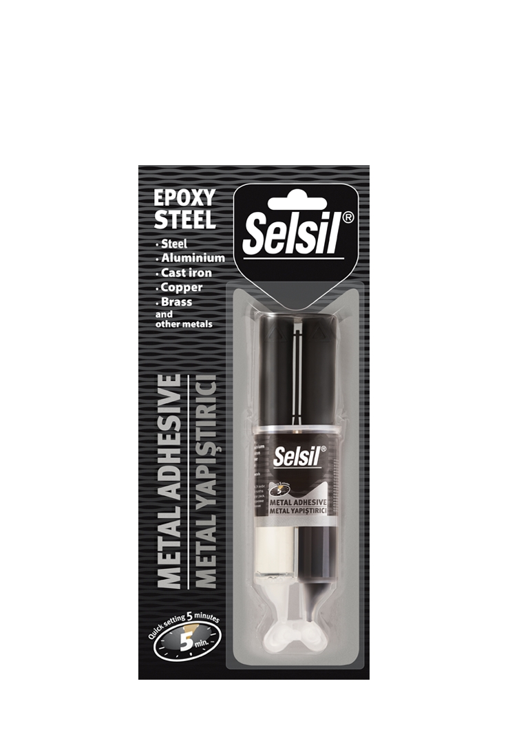 SELSİL METAL EPOXY ŞIRINGA YAPIŞTIRICI 28GR GRİ