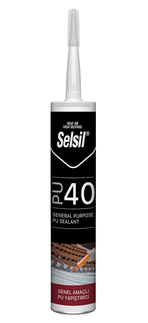 SELSİL PU40 YAPIŞTIRICI SIZDIRMAZ 280ML ANTRASİT GRİ