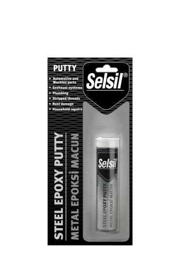 SELSİL METAL EPOXY MACUN 57GR GRİ SELSİL METAL EPOXY MACUN 57GR GRİ
