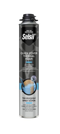 SELSİL TEK BİLEŞENLİ SPREY KÖPÜK TABANCALI 850ML SELSİL TEK BİLEŞENLİ SPREY KÖPÜK TABANCALI 850ML