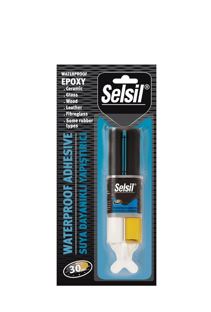 SELSİL SUYA DAYANIKLI EPOXY ŞIRINGA YAPIŞTIRICI 28GR ŞEFFAF